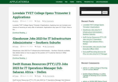 University of the Free State Self Service - ApplicationSA University of the Free State Self Service - ApplicationSA