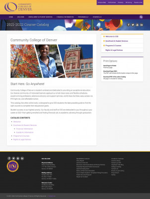 CCDConnect - Course Catalog - Community College of Denver CCDConnect - Course Catalog - Community College of Denver