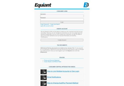Equiant: Consumer Central Equiant: Consumer Central