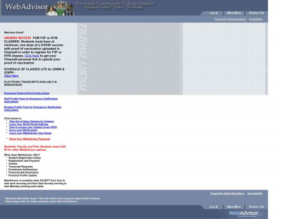 WebAdvisor WebAdvisor