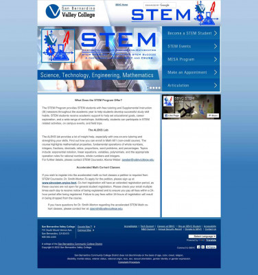 MESA — San Bernardino Valley College - STEM Home MESA — San Bernardino Valley College - STEM Home