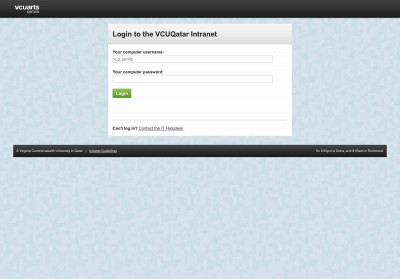 Login to VCUQatar Intranet - Virginia Commonwealth University Login to VCUQatar Intranet - Virginia Commonwealth University