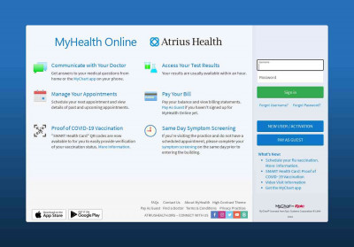 MyHealth Online - Login MyHealth Online - Login