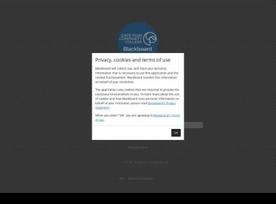 Blackboard - Cape Fear Community College Blackboard - Cape Fear Community College