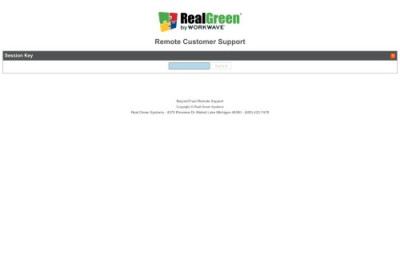 Real Green Customer Access Point Real Green Customer Access Point