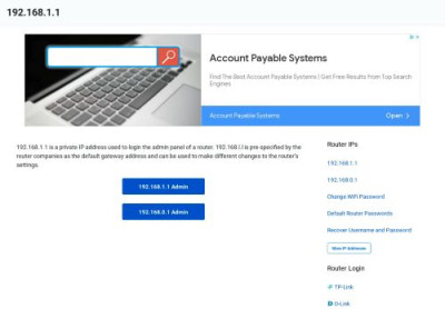 CenturyLink Router Login - 192.168.1.1 CenturyLink Router Login - 192.168.1.1