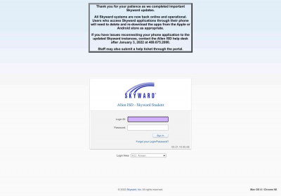 Login - Powered by Skyward Login - Powered by Skyward