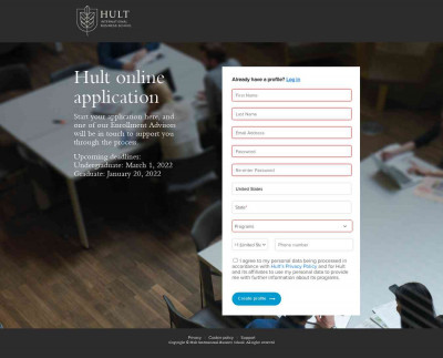 Student Application - Hult International Business Student Application - Hult International Business