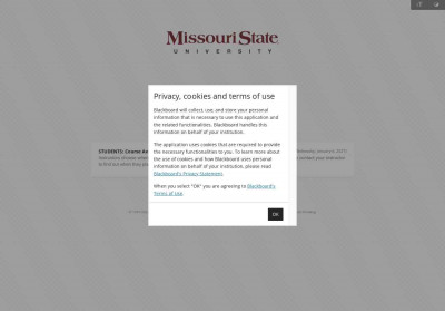 Blackboard - Missouri State University Blackboard - Missouri State University