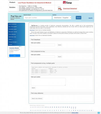 TK20 datasheet - Specifications: Category / Application - Digchip TK20 datasheet - Specifications: Category / Application - Digchip