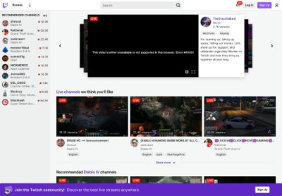 Twitch account Twitch account