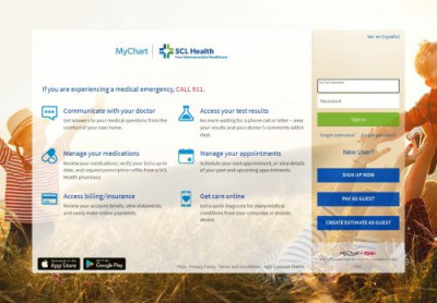 MyChart - Login Page - SCL Health MyChart - Login Page - SCL Health