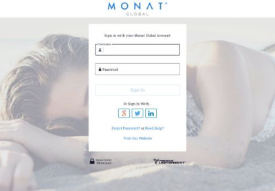 Monat Global: Log In Monat Global: Log In
