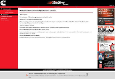 Sign In - Cummins QuickServe Online Sign In - Cummins QuickServe Online