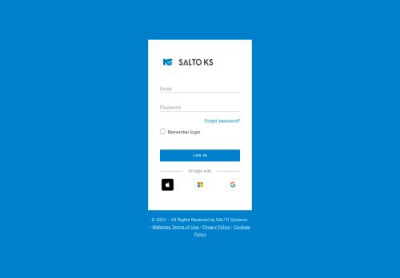Log in to salto Log in to salto