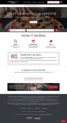 Caesars Rewards Dining: Earn for Dining Caesars Rewards Dining: Earn for Dining