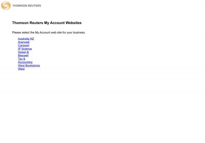 My Account | Thomson Reuters My Account | Thomson Reuters