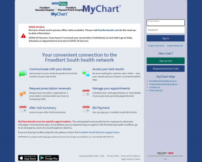 MyChart - Login Page MyChart - Login Page
