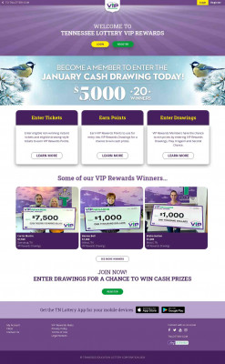 Tennessee Lottery VIP Rewards Tennessee Lottery VIP Rewards