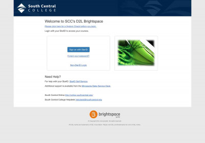 D2L Brightspace Login for South Central College D2L Brightspace Login for South Central College