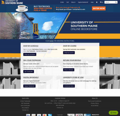 University of Southern Maine Online Bookstore University of Southern Maine Online Bookstore