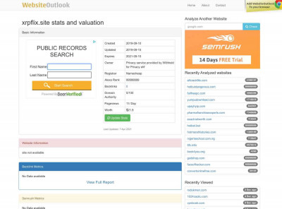Xrpflix : Website stats and valuation Xrpflix : Website stats and valuation