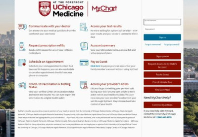 MyChart - Login Page - UChicago Medicine MyChart - Login Page - UChicago Medicine