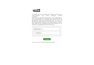 Tele2 webmail Tele2 webmail