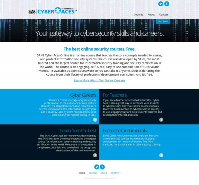 SANS Cyber Aces: Free online cybersecurity courses SANS Cyber Aces: Free online cybersecurity courses