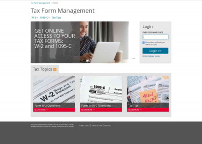 Tax Form Management: Home Tax Form Management: Home