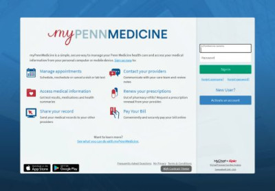 myPennMedicine - Login Page myPennMedicine - Login Page