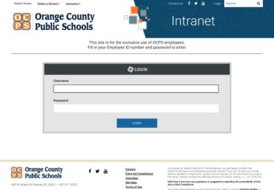 OCPS Intranet - Orange County Public Schools OCPS Intranet - Orange County Public Schools