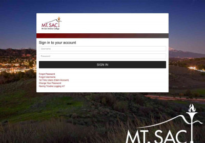 Login with Ellucian Ethos Identity - Mt. SAC Login with Ellucian Ethos Identity - Mt. SAC