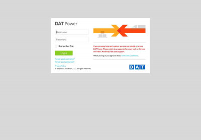 Login - DAT Login - DAT