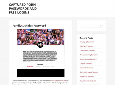 Sexandglory Password Sexandglory Password