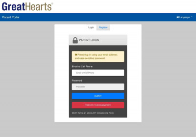 Great Hearts Academies - Parent Portal Great Hearts Academies - Parent Portal