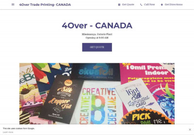 4Over Trade Printing- CANADA - Mississauga, Ontario Plant 4Over Trade Printing- CANADA - Mississauga, Ontario Plant