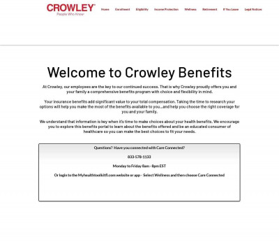 Contacts - Crowley Benefits Contacts - Crowley Benefits