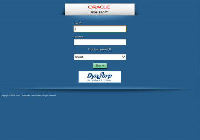 Oracle PeopleSoft Sign-in Oracle PeopleSoft Sign-in