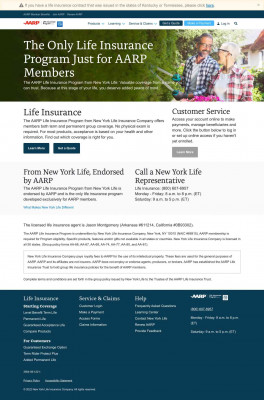 AARP Life Insurance from New York Life | Log In AARP Life Insurance from New York Life | Log In