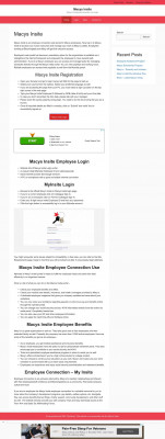 Macys Insite Employee Connection Login - Official Macy's ... Macys Insite Employee Connection Login - Official Macy's ...