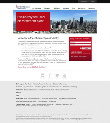 TransAmerica Retirement Solutions TransAmerica Retirement Solutions