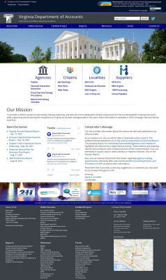 Virginia Department of Accounts Virginia Department of Accounts