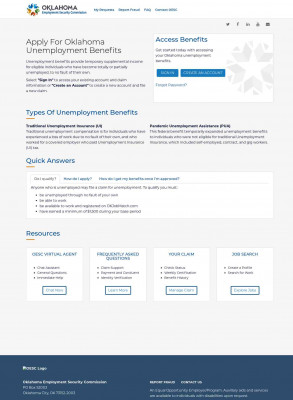 Oklahoma Employment Security Commission Oklahoma Employment Security Commission