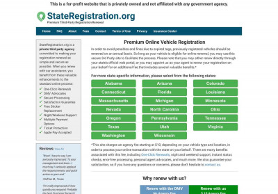 Utah Vehicle Registration Renewal | StateRegistration.org Utah Vehicle Registration Renewal | StateRegistration.org