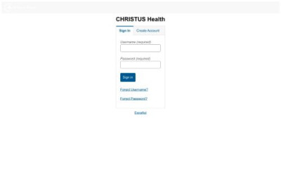 CHRISTUS Health: Patient Portal Sign In CHRISTUS Health: Patient Portal Sign In