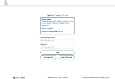 Cerritos Campus Portal Cerritos Campus Portal