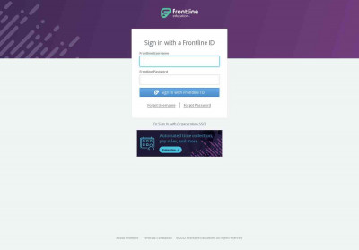 Frontline - Sign In - Frontline Education Frontline - Sign In - Frontline Education