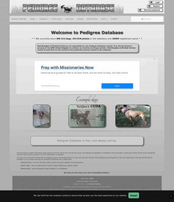 Pedigree Database: Pedigree Database: