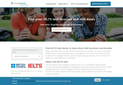 Take the IELTS test in or nearby Nidadavole, India Take the IELTS test in or nearby Nidadavole, India